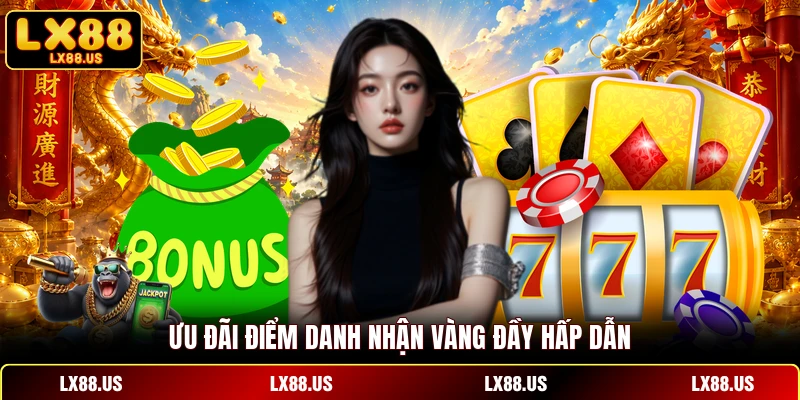 Ưu đãi điểm danh nhận vàng đầy hấp dẫn