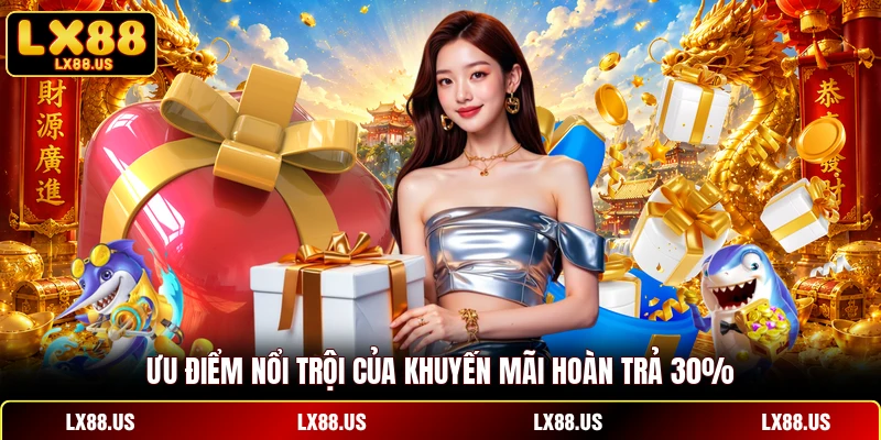Ưu điểm nổi trội của khuyến mãi hoàn trả 30%
